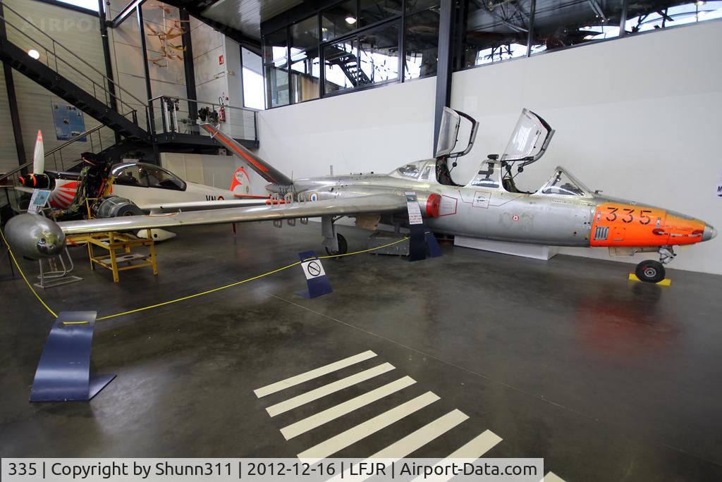 335, 1962 Fouga CM-170 Magister C/N 335, Preserved inside Angers-Marcé Museum...