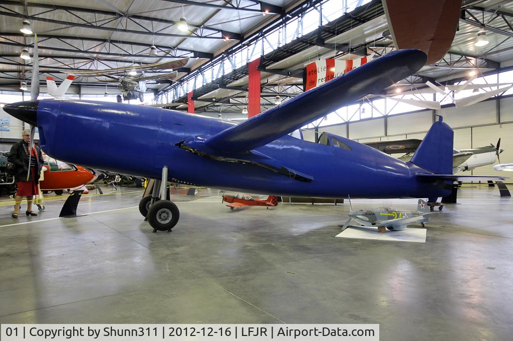 01, 1946 Gérin V-6E Varivol C/N 01, Preserved inside Angers-Marcé Museum... Has never been registered and seems to has never flown also... History his very fuziness