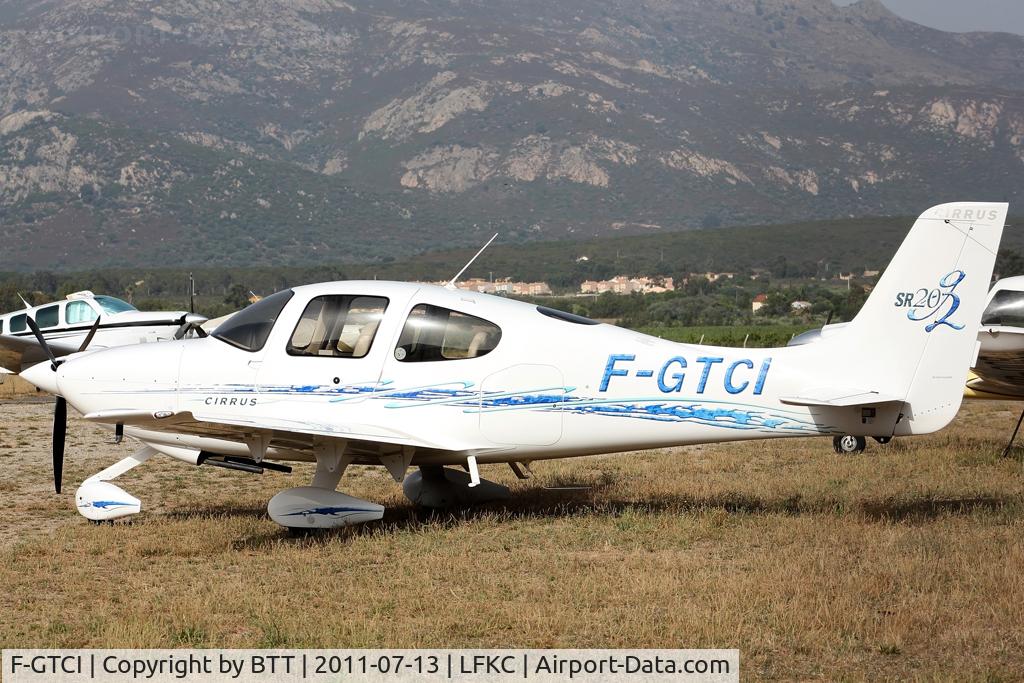 F-GTCI, 2007 Cirrus SR20 C/N 1768, Parked
