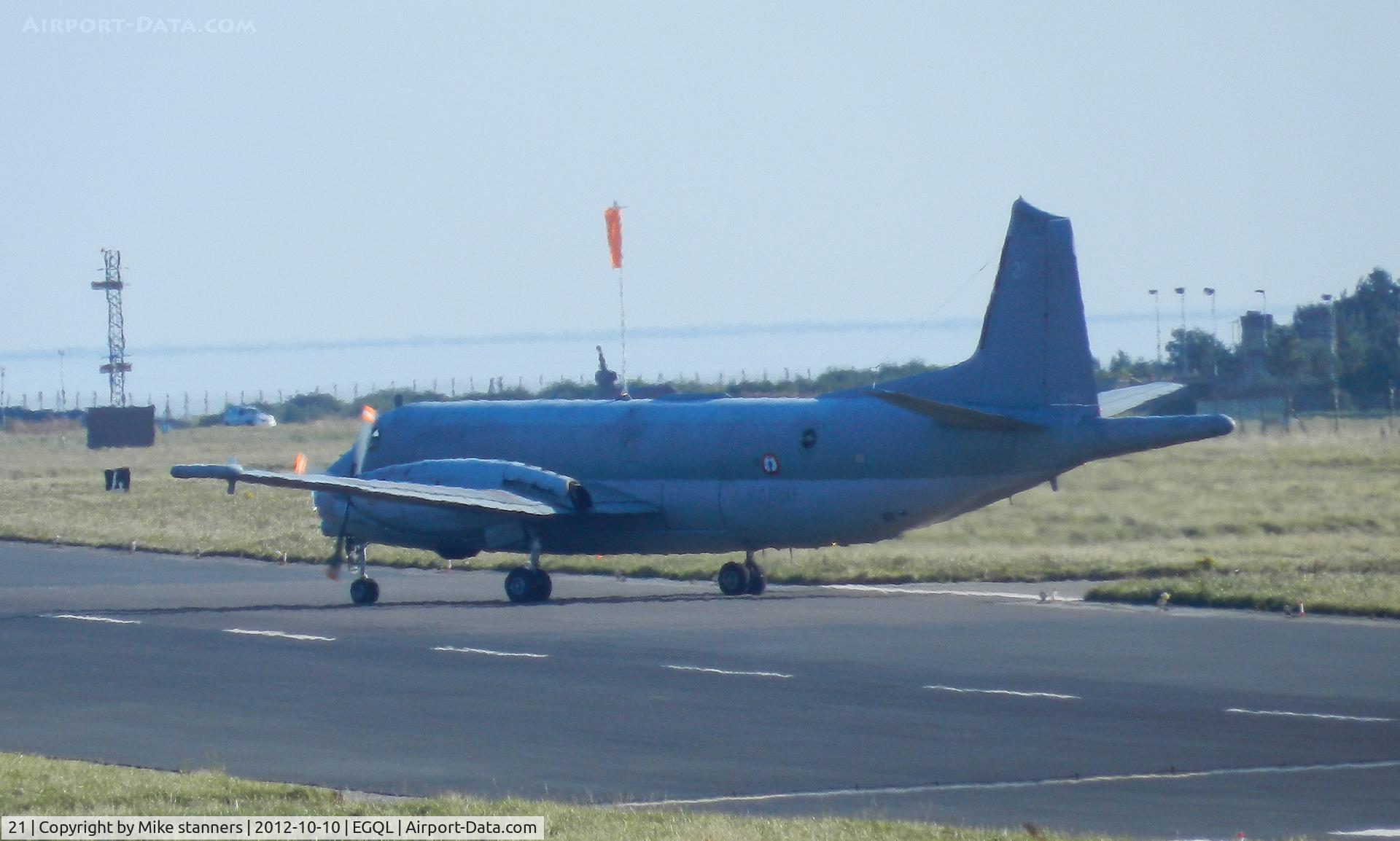 21, Dassault ATL-2 Atlantique 2 C/N 21, a 21F Atlantic 2 Taxis out of its dispersal area for a joint warrior sortie
