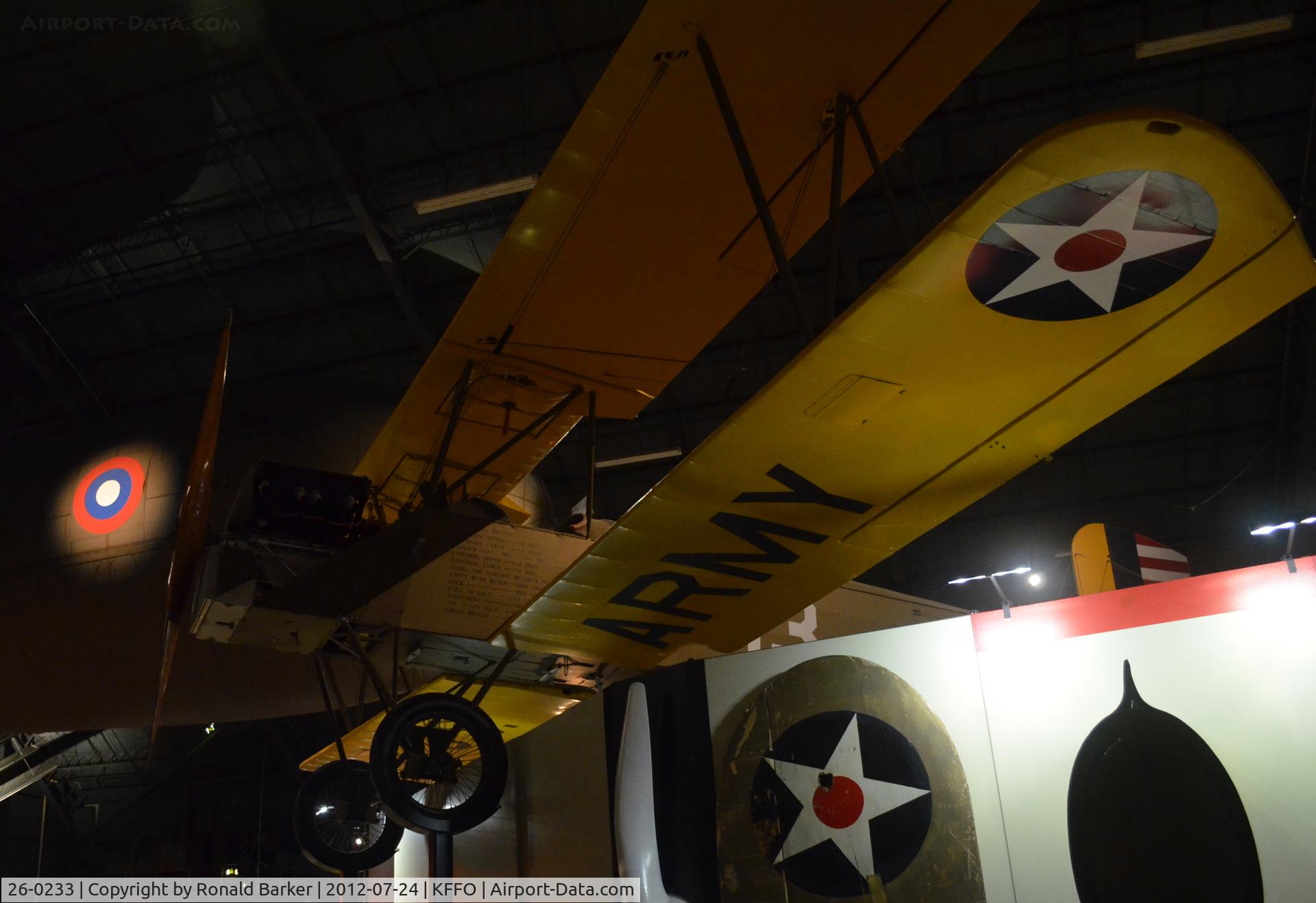 26-0233, 1926 Consolidated PT-1 Trusty C/N Not found 26-0233, AF Museum