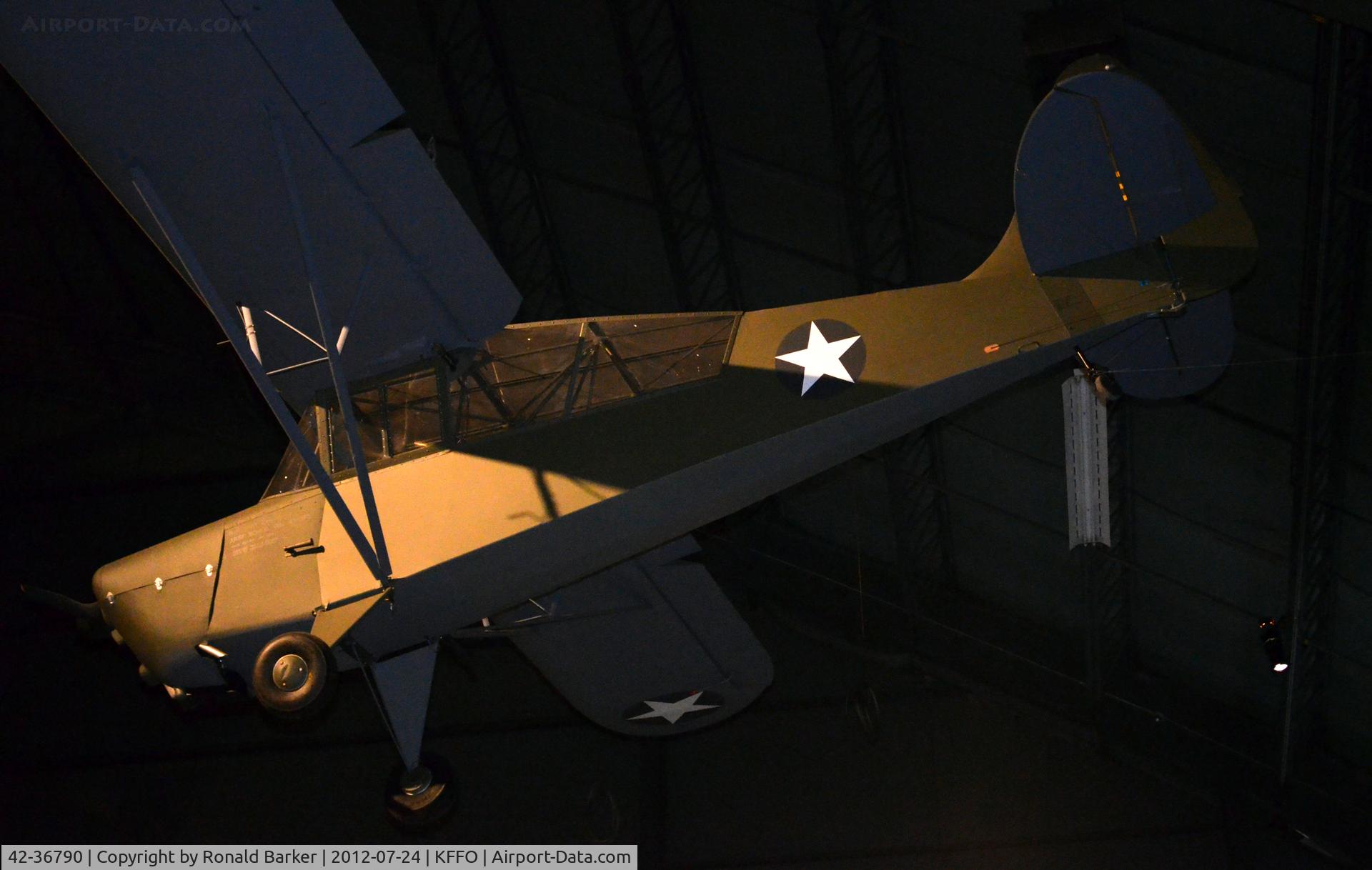 42-36790, Piper L-4A Grasshopper (O-59A / J3C-65) C/N 8914, AF Museum