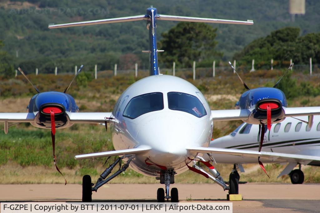 F-GZPE, 2003 Piaggio P-180 Avanti C/N 1064, Parked