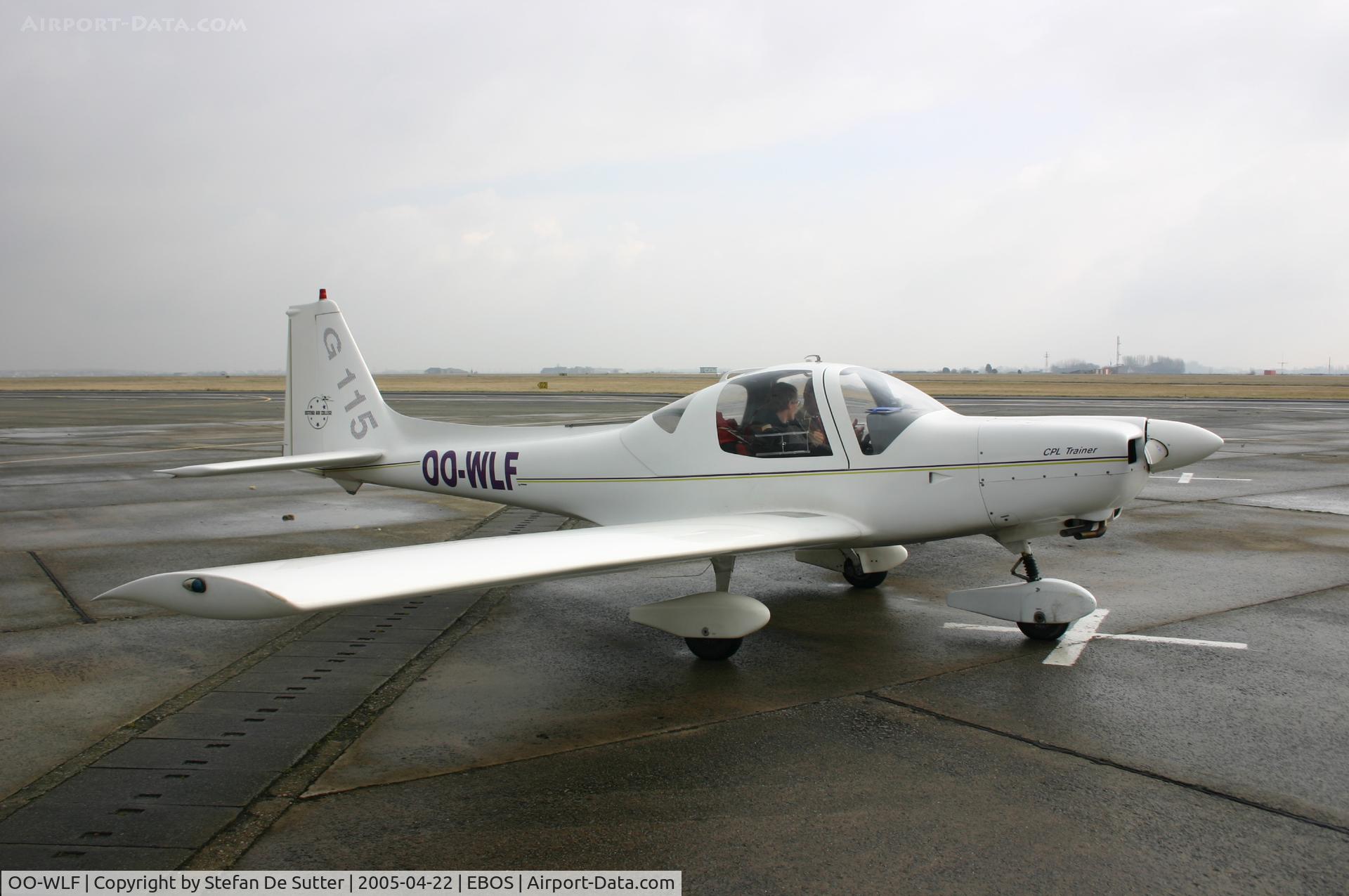 OO-WLF, 1988 Grob G-115A C/N 8032, Apron 3.