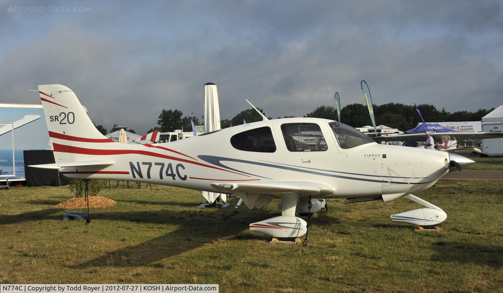 N774C, 2003 Cirrus SR20 C/N 1282, Airventure 2012