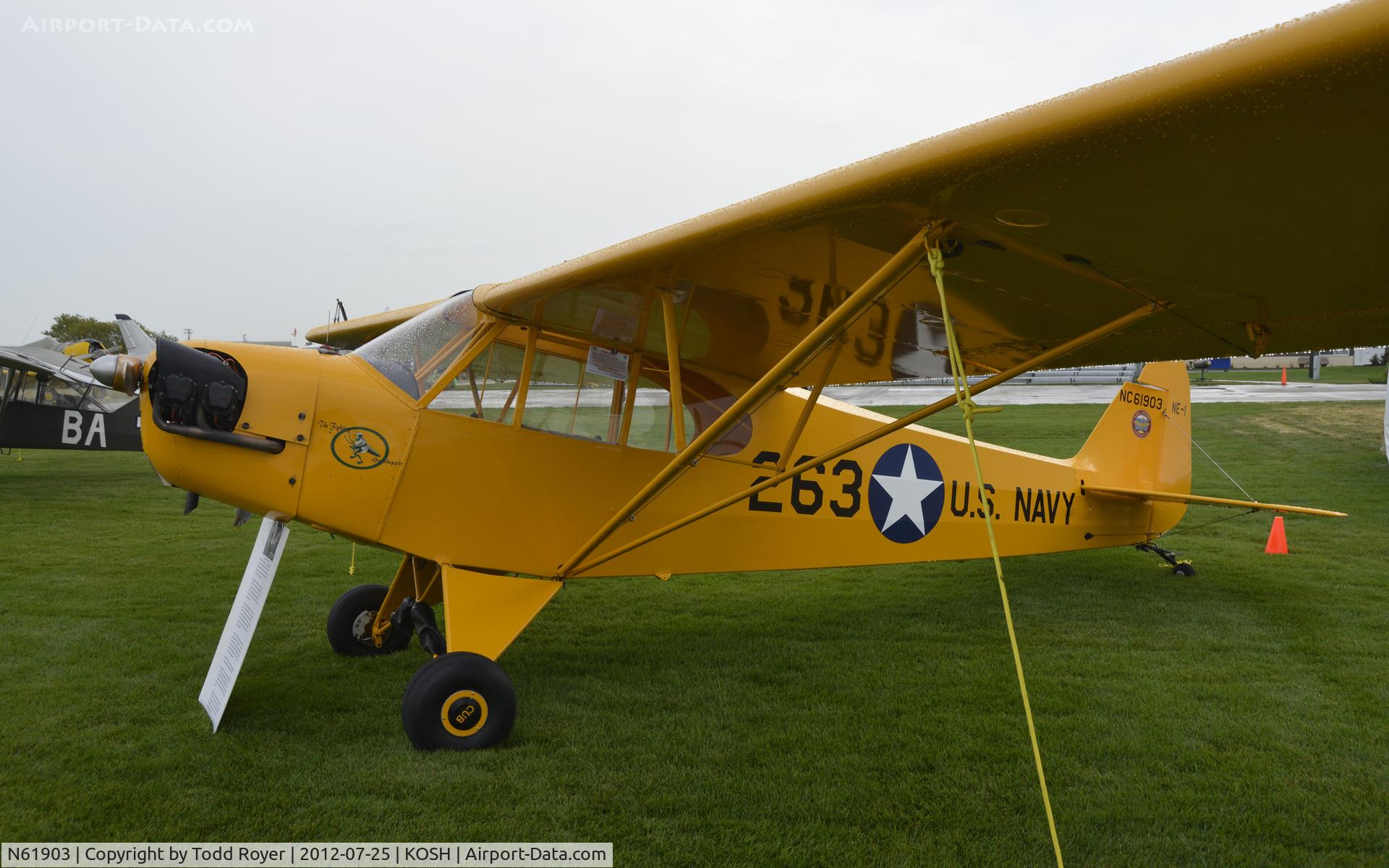 N61903, 1942 Piper J3C-65 Cub Cub C/N 8263, Airventure 2012