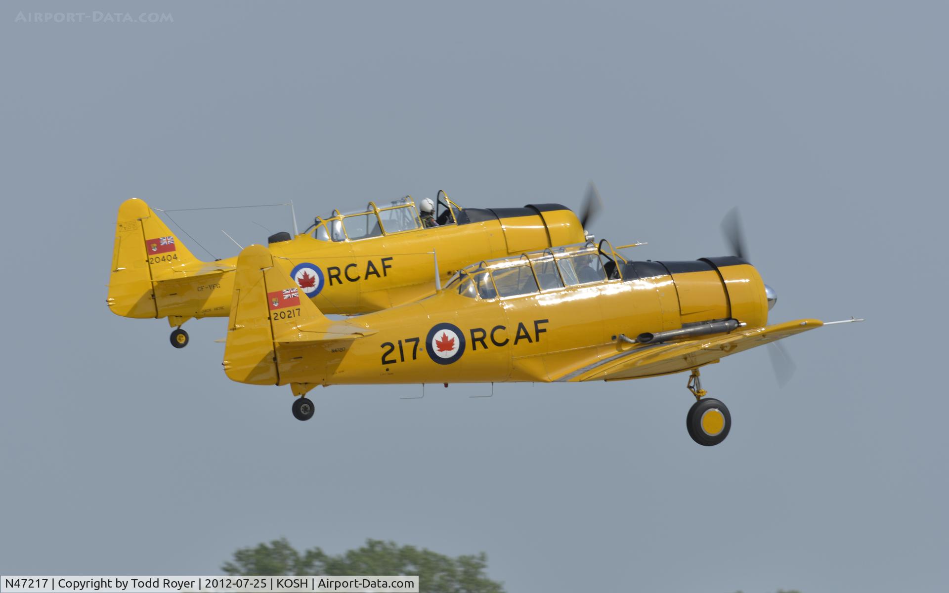 N47217, 1951 Canadian Car & Foundry Harvard MK IV C/N CCF4-8, Airventure 2012