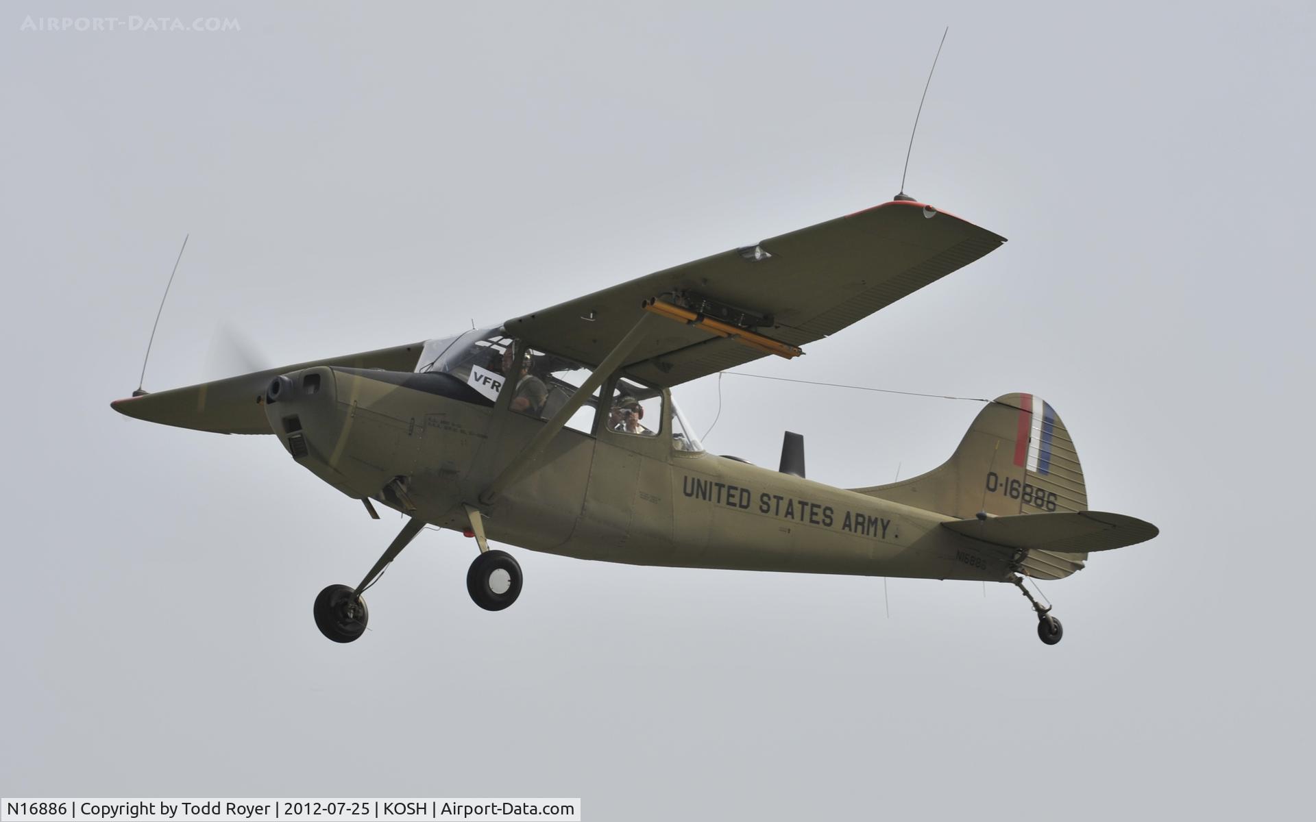 N16886, 1951 Cessna O-1G Bird Dog C/N 22706, Airventure 2012
