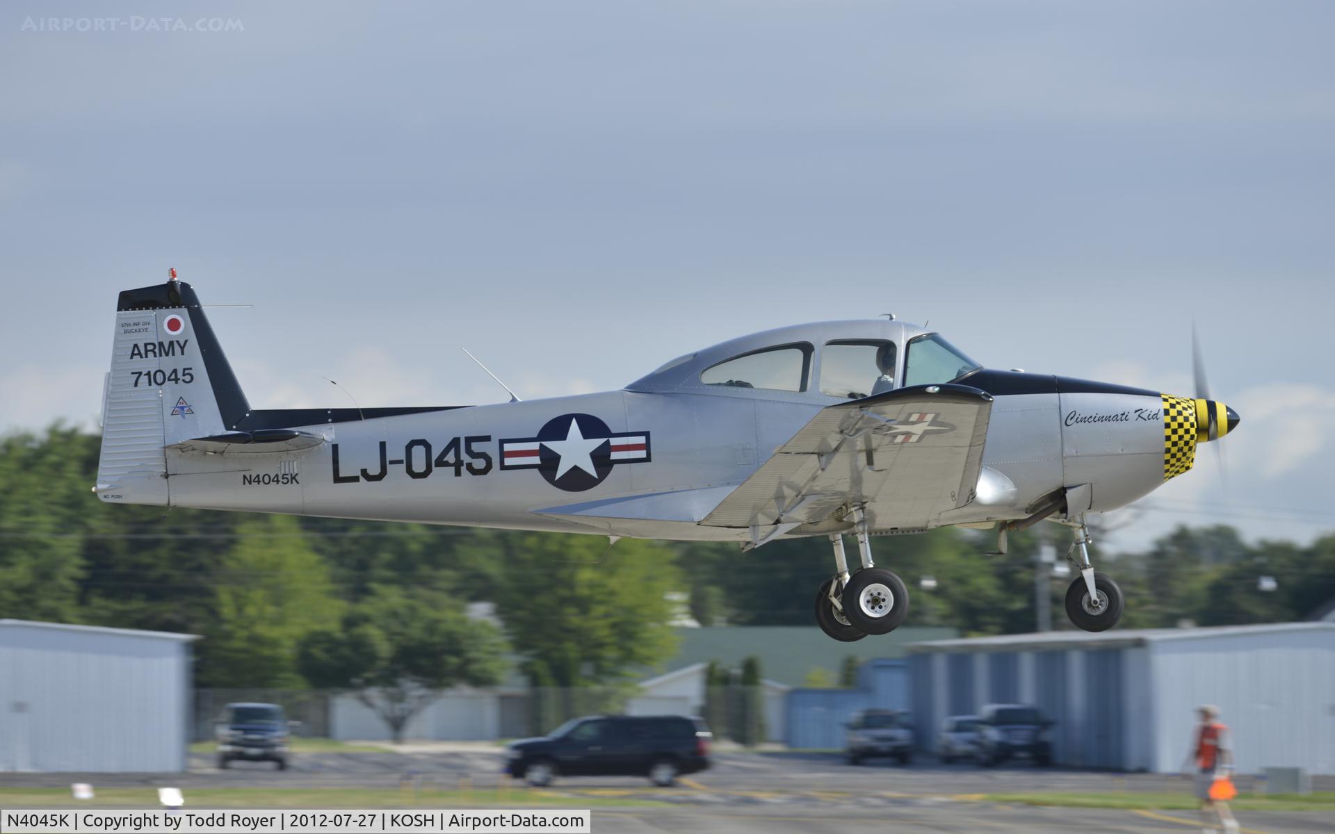 N4045K, 1947 North American Navion C/N NAV-4-1045, Airventure 2012