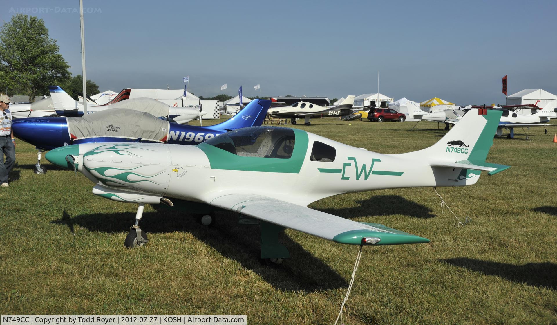 N749CC, 1991 Lancair 320 C/N 575-320-322FB, Airventure 2012