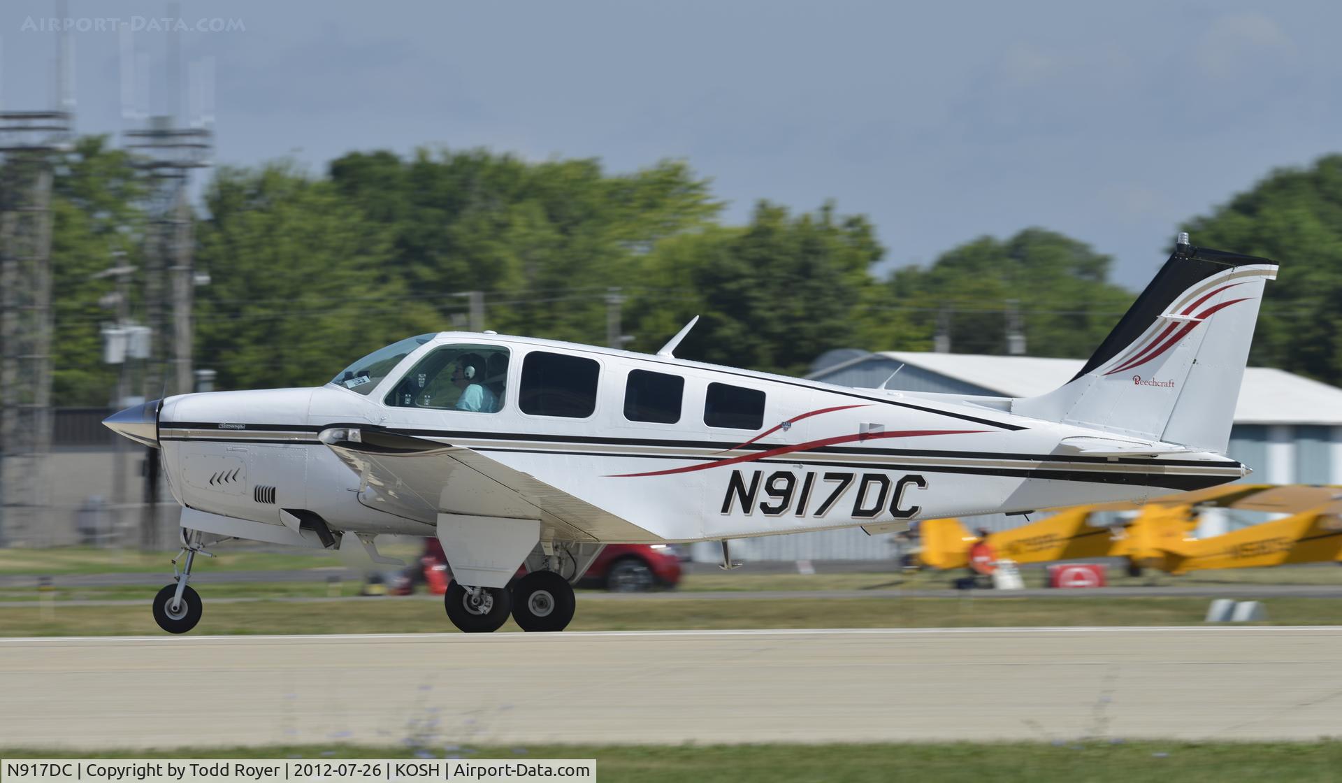 N917DC, 1981 Beech A36 Bonanza 36 C/N E-1884, Airventure 2012