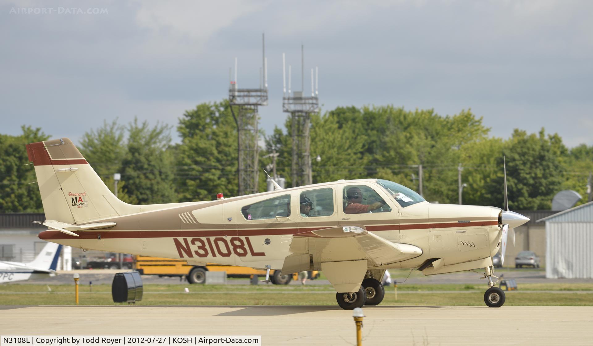 N3108L, 1988 Beech F33A Bonanza C/N CE-1248, Airventure 2012