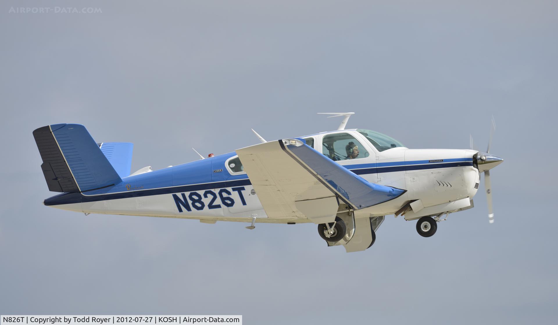 N826T, 1973 Beech V35B Bonanza C/N D-9518, Airventure 2012