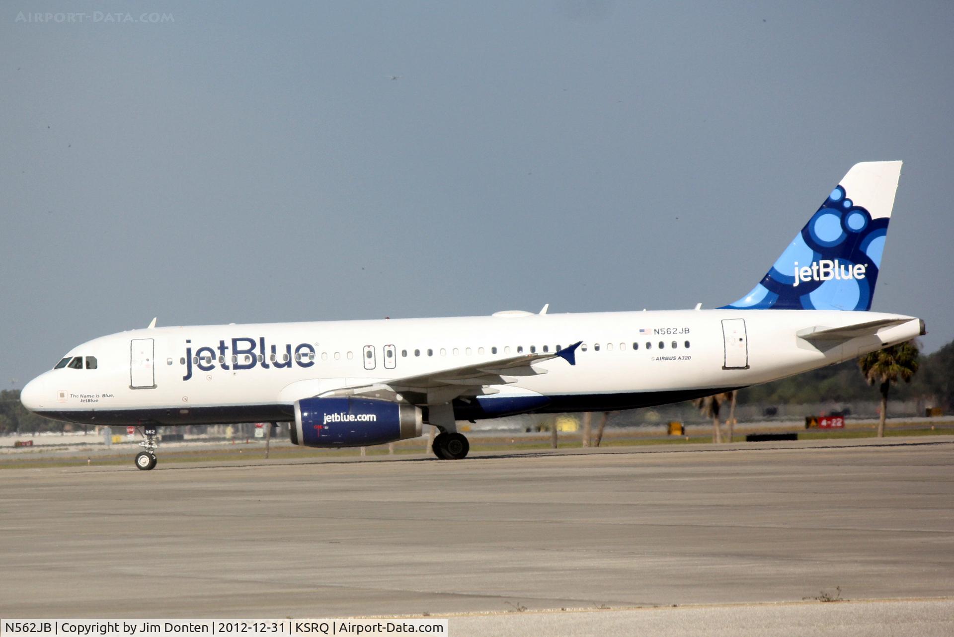 N562JB, 2003 Airbus A320-232 C/N 1948, JetBlue Flight 341 