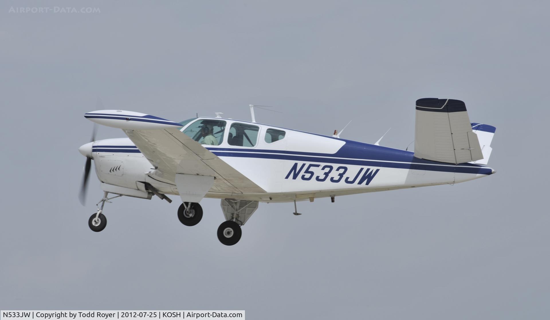 N533JW, 1958 Beech J35 Bonanza C/N D-5696, Airventure 2012