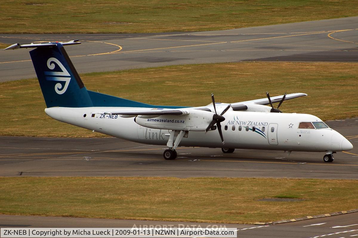 ZK-NEB, 2005 De Havilland Canada DHC-8-311 Dash 8 C/N 615, At Wellington