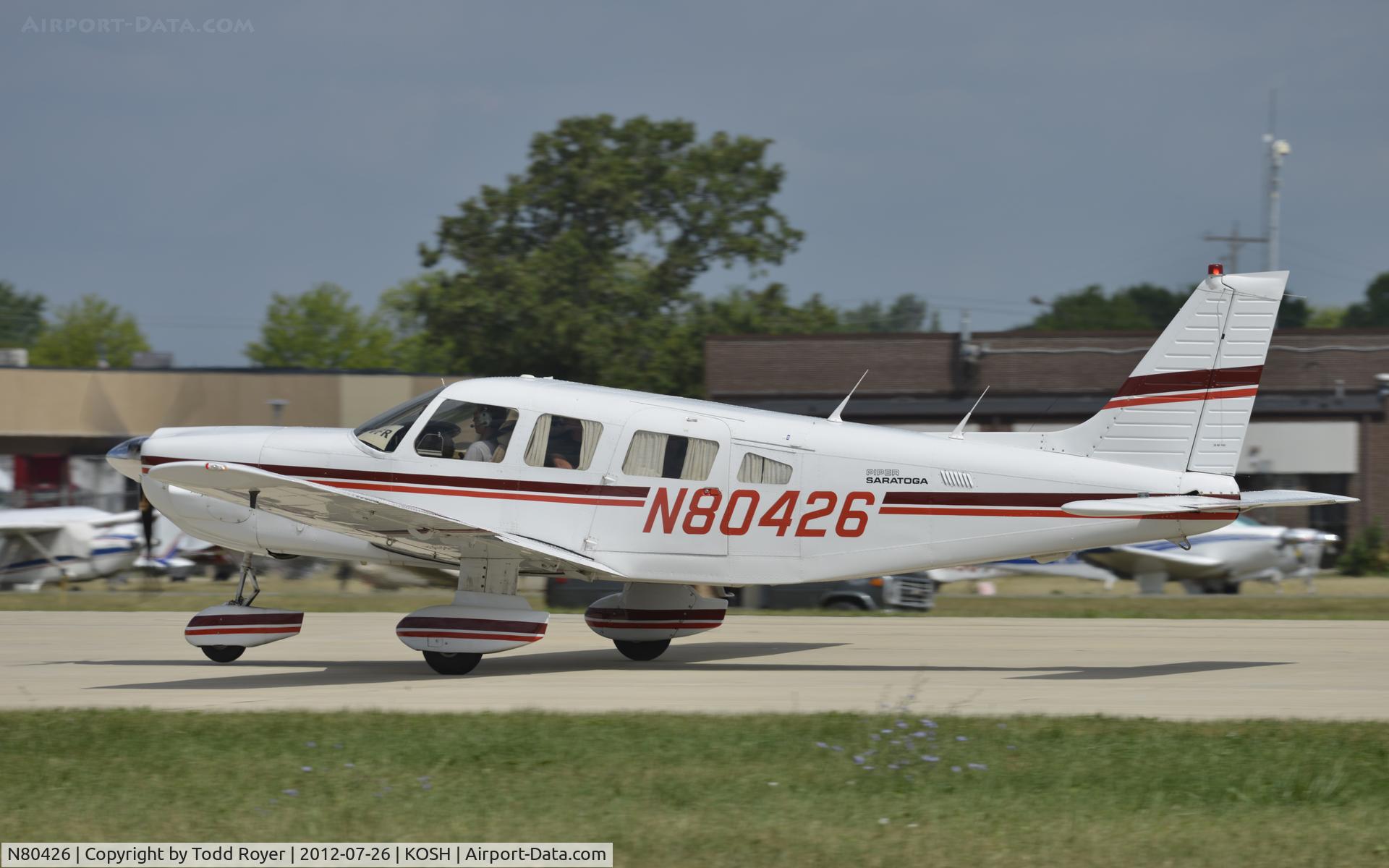 N80426, 1983 Piper PA-32-301 Saratoga C/N 32-8306028, Airventure 2012