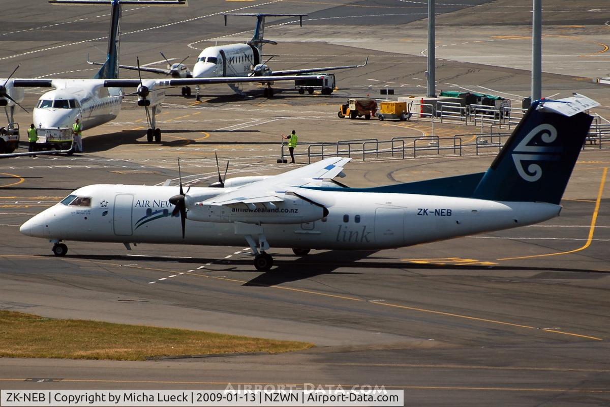 ZK-NEB, 2005 De Havilland Canada DHC-8-311 Dash 8 C/N 615, At Wellington