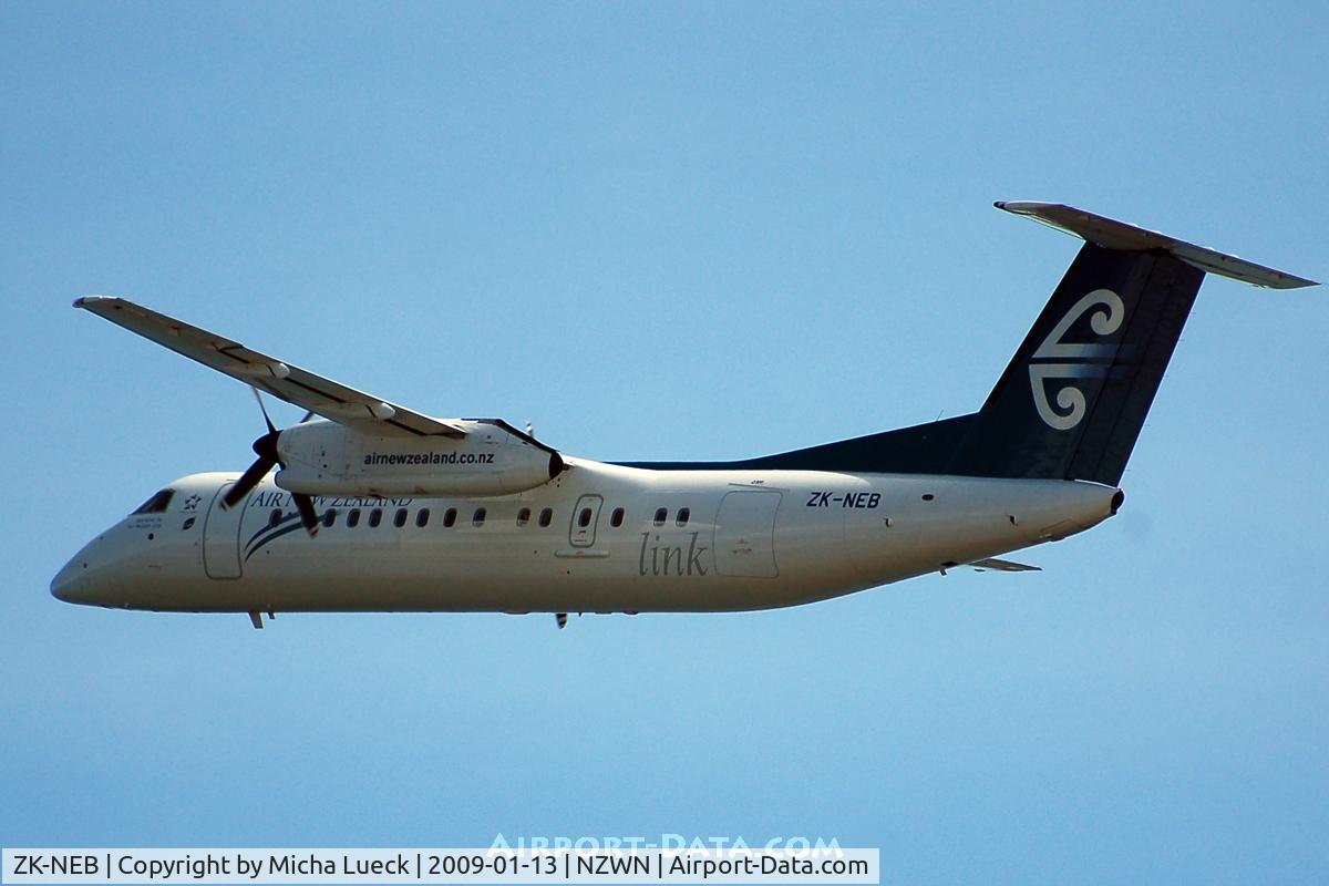 ZK-NEB, 2005 De Havilland Canada DHC-8-311 Dash 8 C/N 615, At Wellington