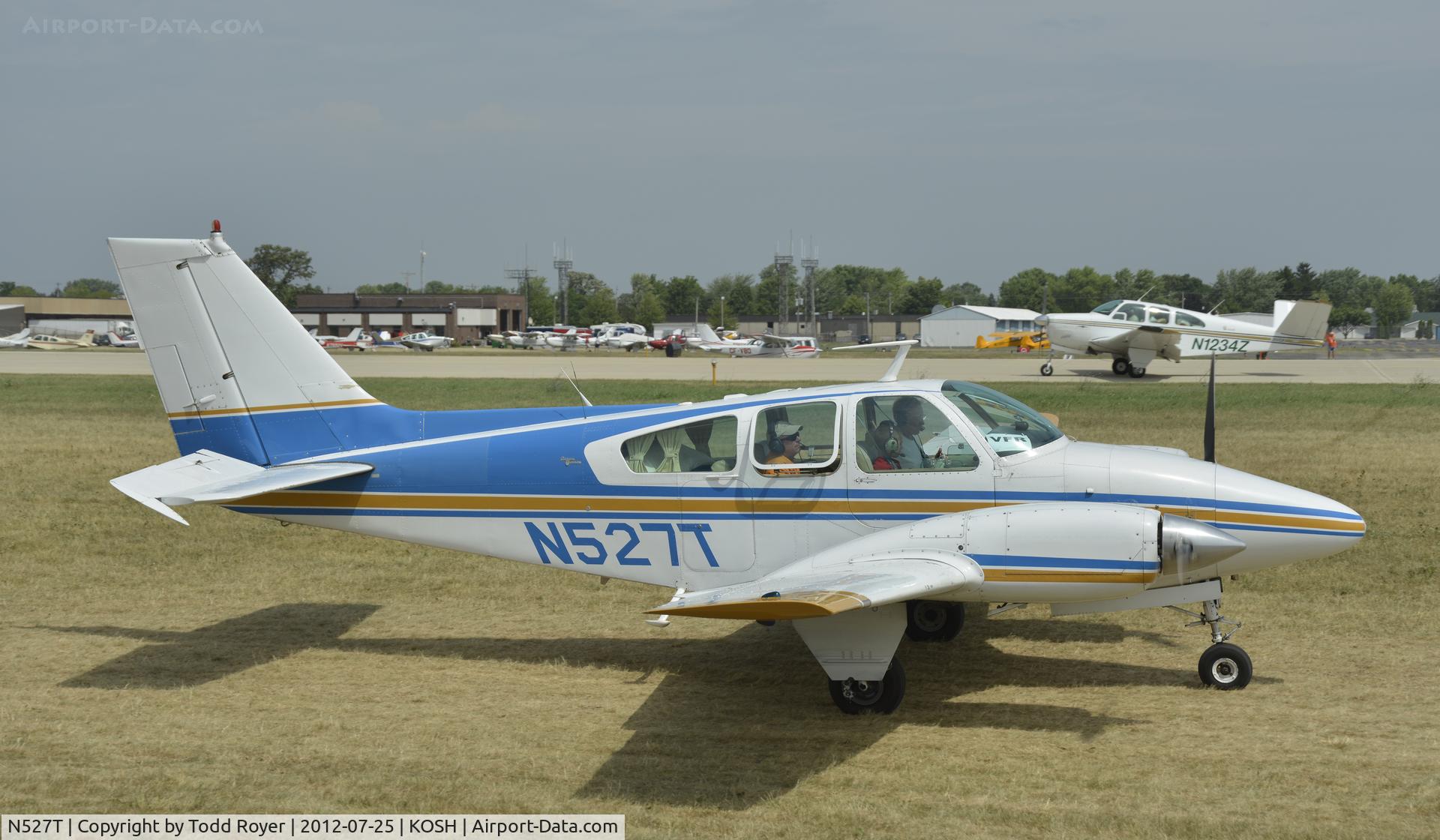 N527T, 1964 Beech 95-B55 (T42A) Baron C/N TC-576, Airventure 2012