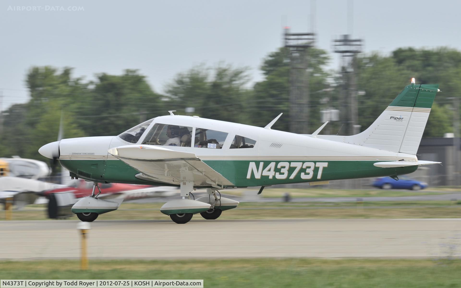 N4373T, 1972 Piper PA-28-180 Challenger C/N E-13, Airventure 2012