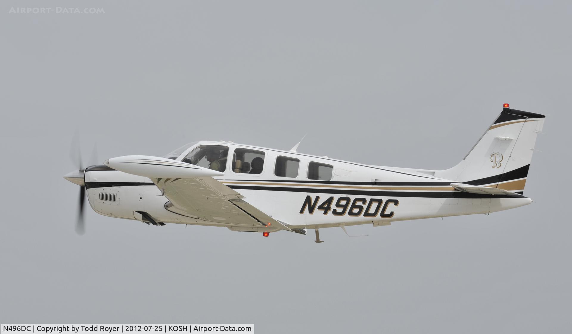 N496DC, Raytheon Aircraft Company G36 C/N E-3741, Airventure 2012