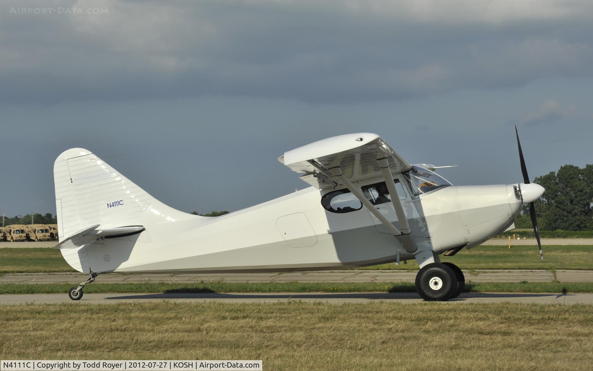 N4111C, 1948 Stinson 108-3 Voyager C/N 108-5111, Airventure 2012