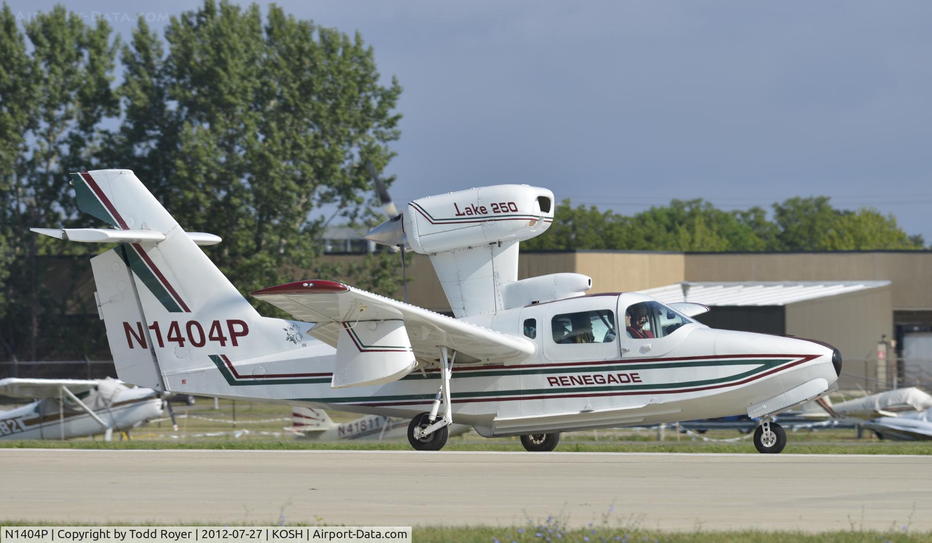 N1404P, 1986 Aerofab Inc Lake LA-250 C/N 42, Airventure 2012
