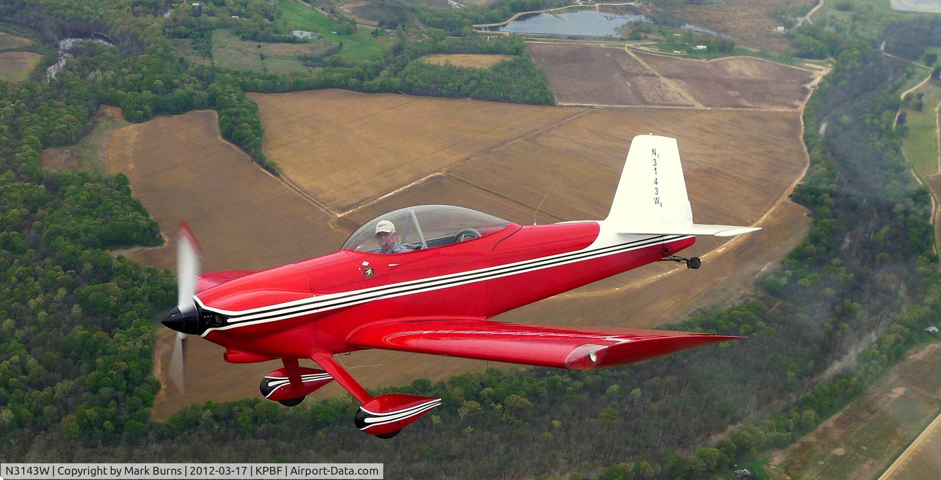 N3143W, 1991 Vans RV-4 C/N 1920, Formation practice