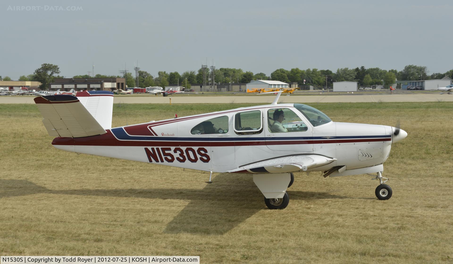 N1530S, 1962 Beech P35 Bonanza C/N D-6973, Airventure 2012
