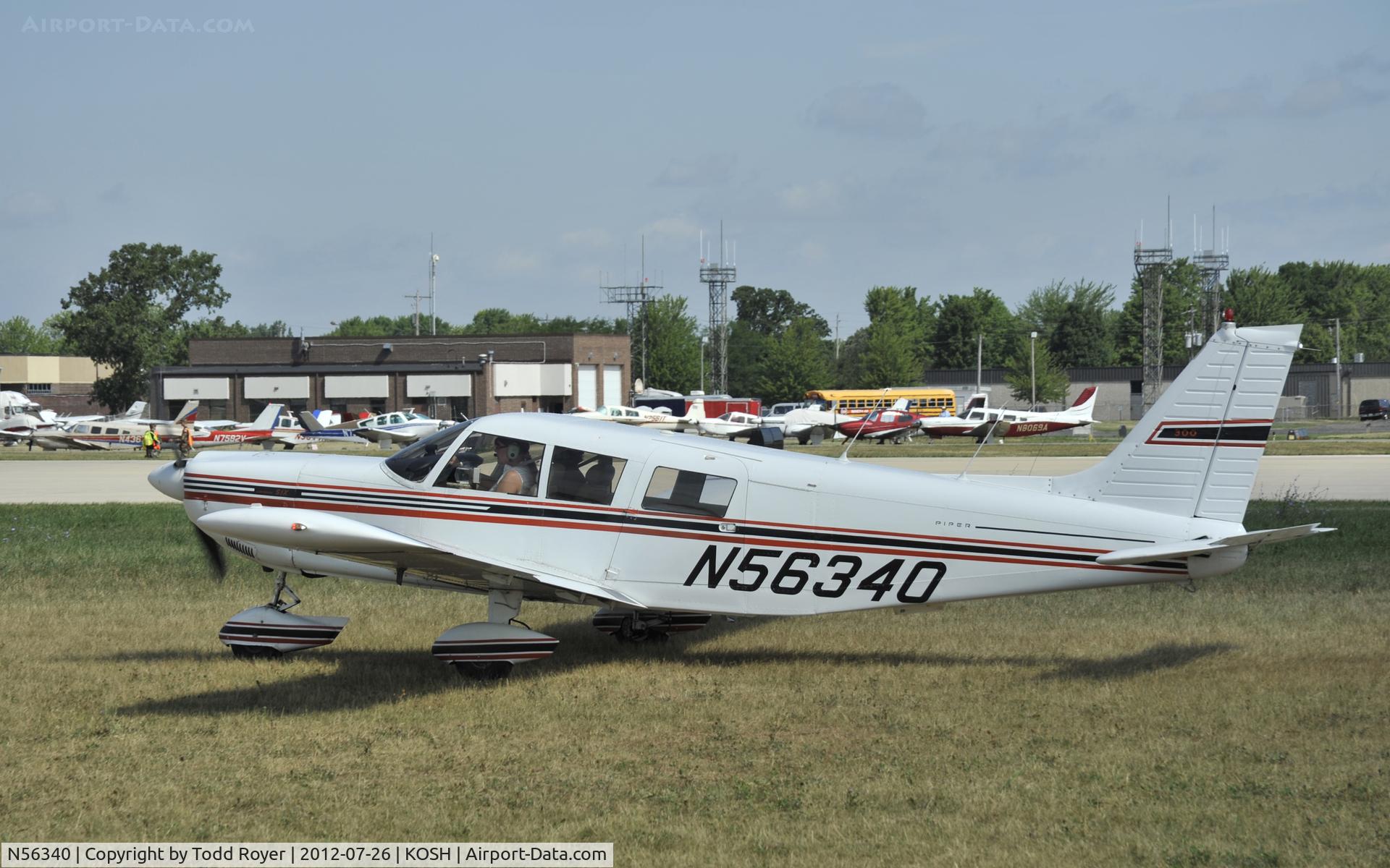 N56340, 1973 Piper PA-32-300 Cherokee Six Cherokee Six C/N 327340173, Airventure 2012