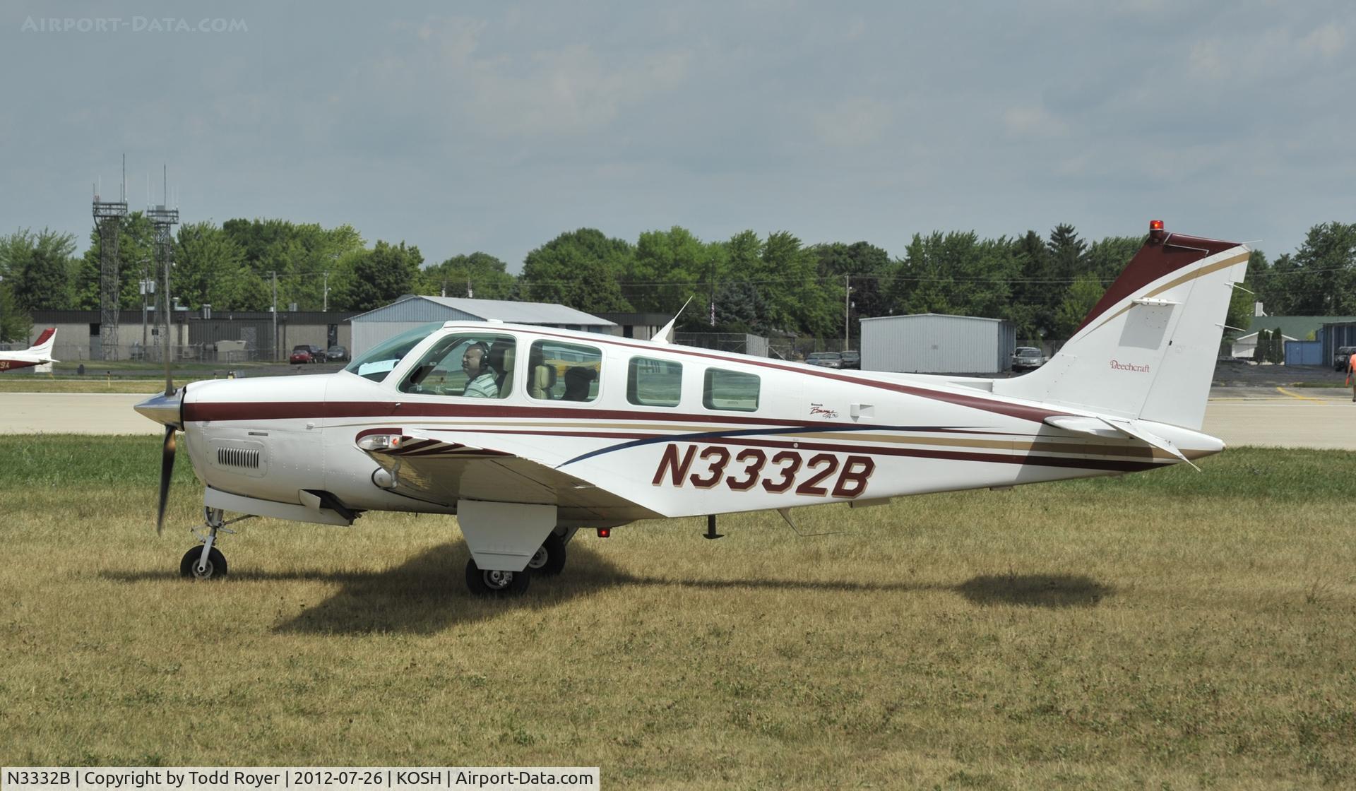 N3332B, 1997 Raytheon Aircraft Company A36 Bonanza C/N E-3140, Airventure 2012