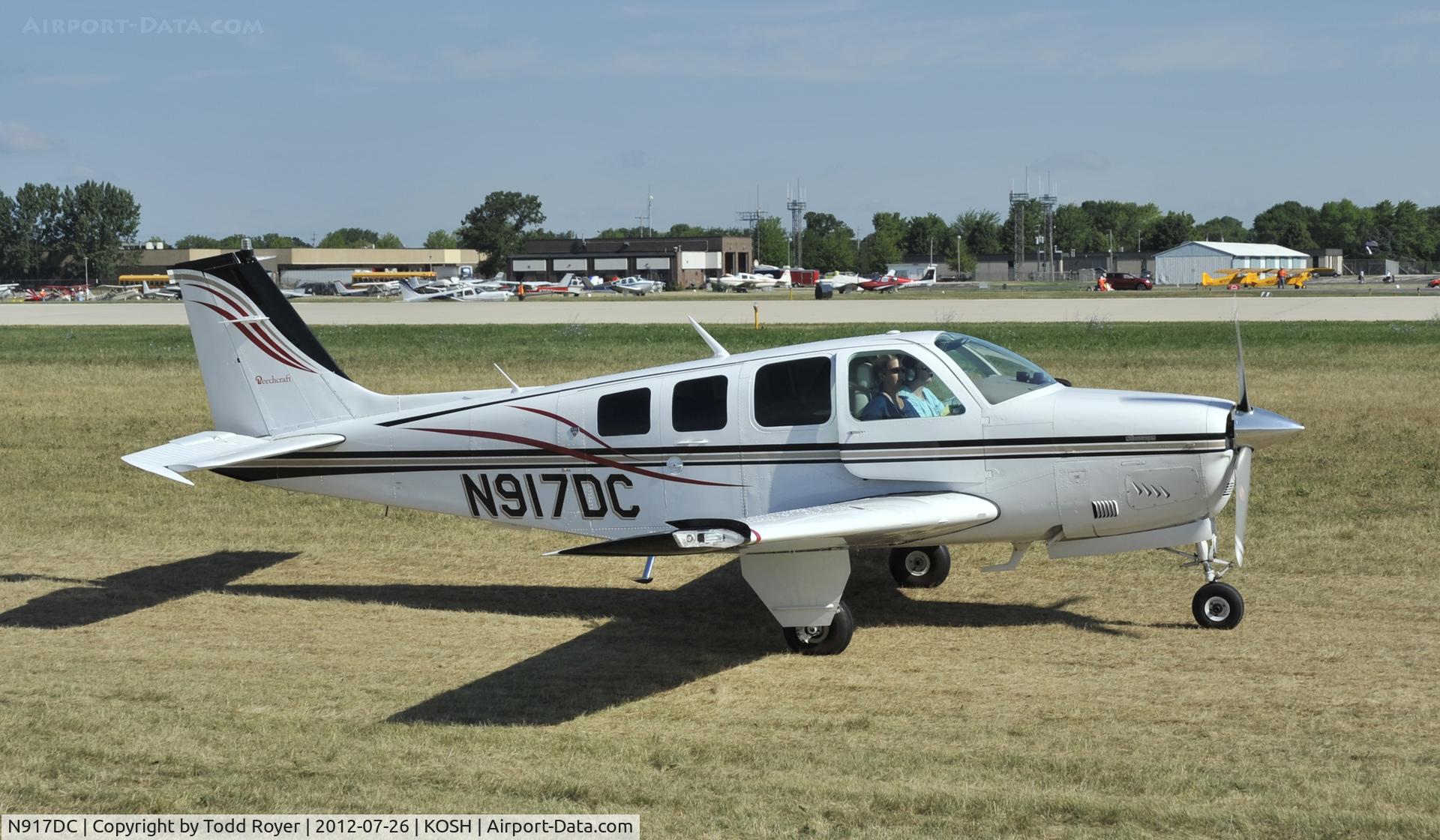 N917DC, 1981 Beech A36 Bonanza 36 C/N E-1884, Airventure 2012