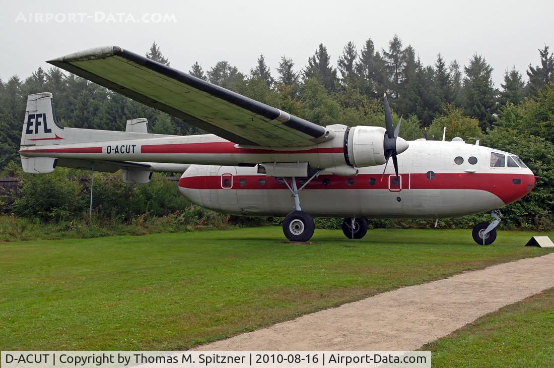 D-ACUT, Nord N-2501D Noratlas C/N 065, D-ACUT in static display at Hermeskeil / Germany