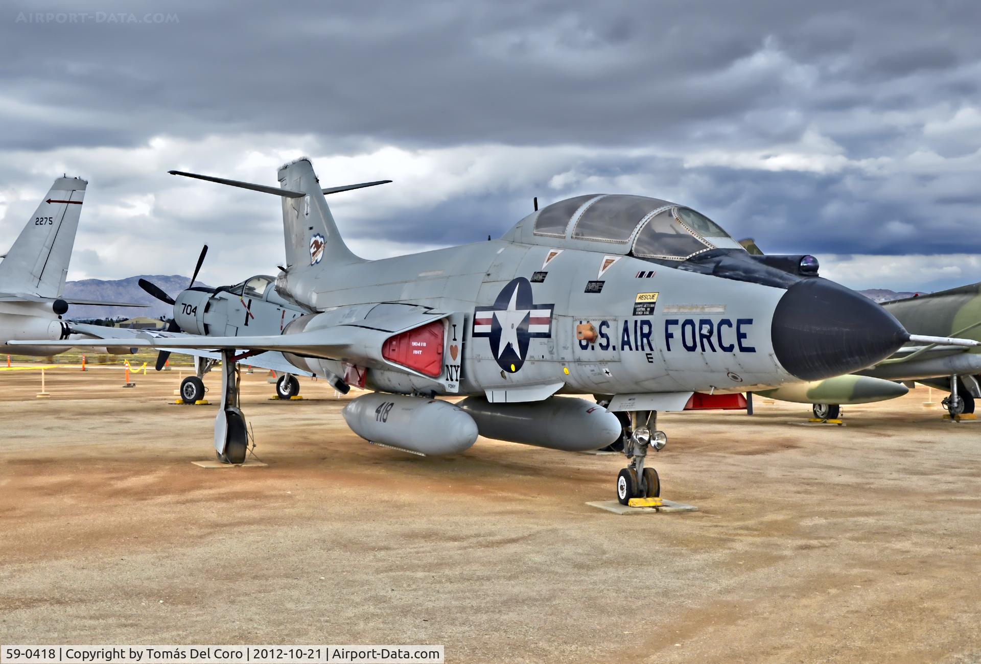 59-0418, 1959 McDonnell F-101B Voodoo C/N 742, March Field Air Museum
TDelCoro
October 21, 2012