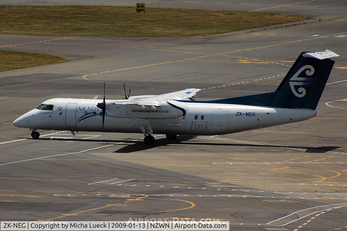 ZK-NEG, 2006 De Havilland Canada DHC-8-311 Dash 8 C/N 621, At Wellington
