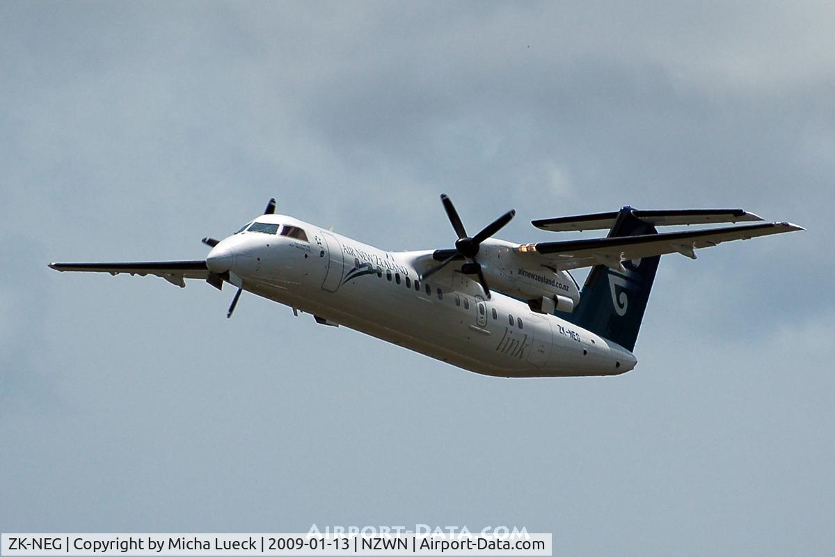 ZK-NEG, 2006 De Havilland Canada DHC-8-311 Dash 8 C/N 621, At Wellington