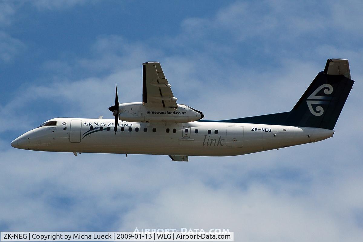 ZK-NEG, 2006 De Havilland Canada DHC-8-311 Dash 8 C/N 621, At Wellington