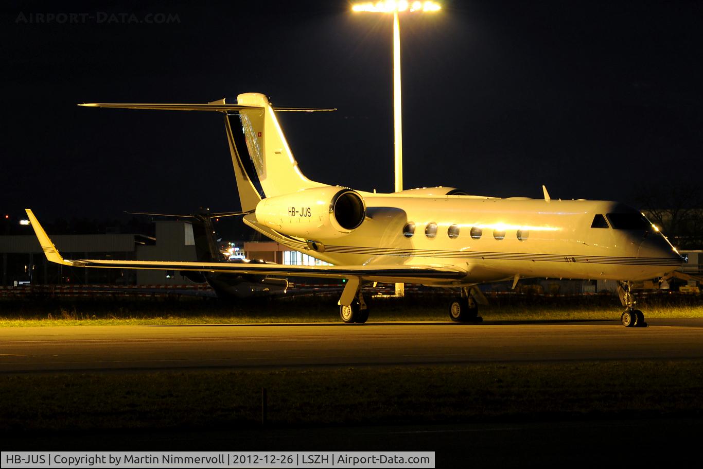 HB-JUS, 2008 Gulfstream Aerospace GIV-X (G450) C/N 4123, Private