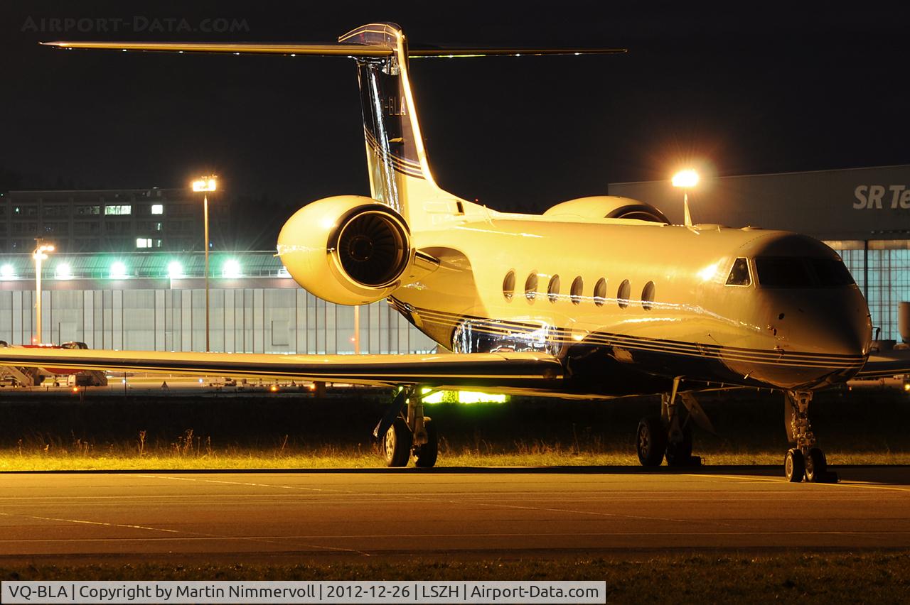 VQ-BLA, 2008 Gulfstream Aerospace GV-SP (G550) C/N 5215, Private