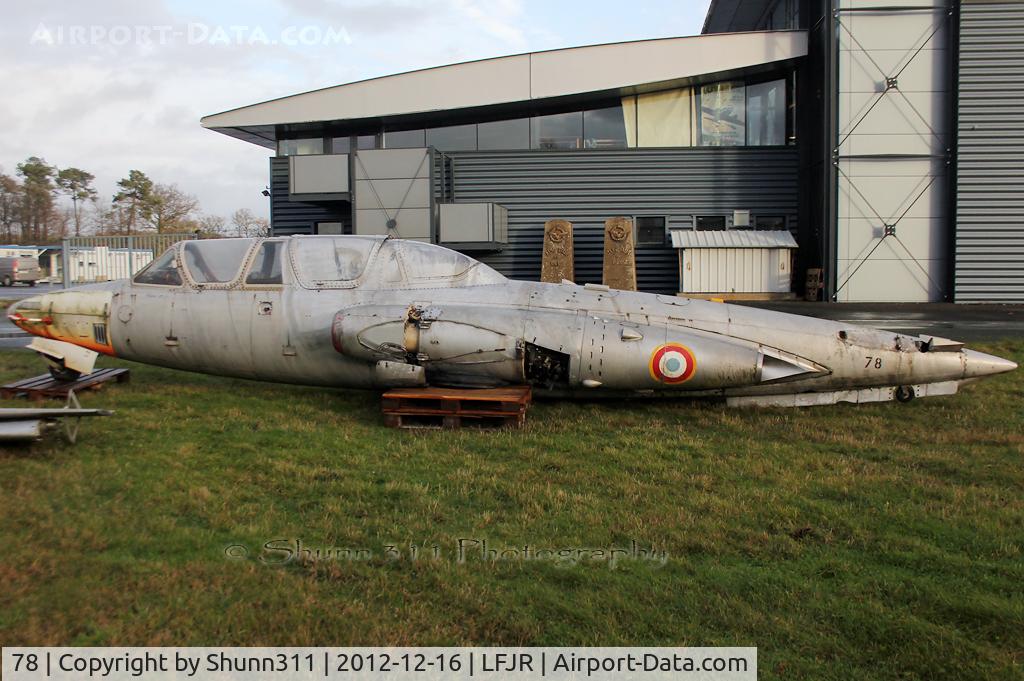 78, 1957 Fouga CM-170R Magister C/N 78, Now stored at Angers-Marcé Museum...
