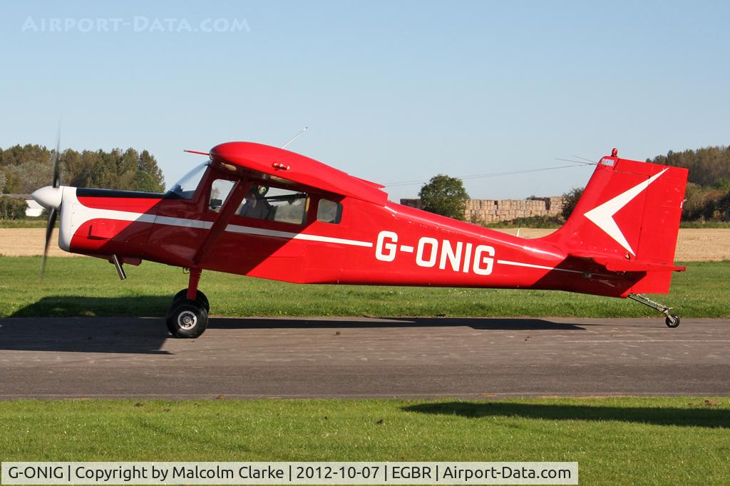 G-ONIG, 2003 Murphy Elite C/N PFA 232-14042, Murphy Elite, Hibernation Fly-In, The Real Aeroplane Company, Breighton Airfield, October 2012.