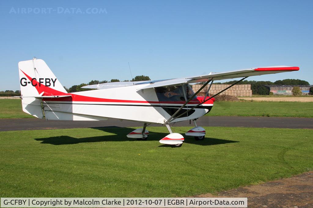 G-CFBY, 2008 Skyranger Swift 912S(1) C/N BMAA/HB/562, Skyranger Swift 912S(1), Hibernation Fly-In, The Real Aeroplane Club, Breighton Airfield, October 2012.