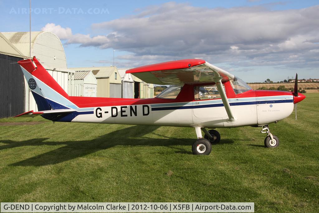 G-DEND, 1975 Reims Cessna F150M C/N 1201, Reims F150M, Fishburn Airfield UK, October 2012.