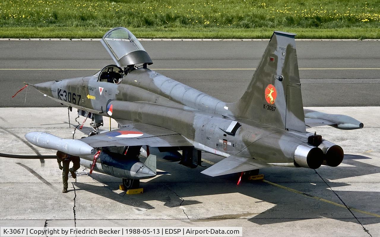 K-3067, 1971 Canadair NF-5A Freedom Fighter C/N 3067, transient at Fliegerhorst Pferdsfeld