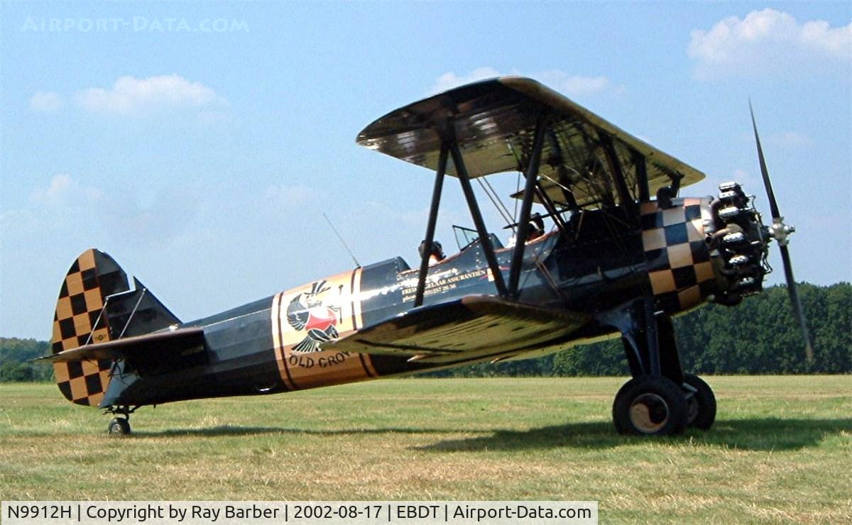 N9912H, 1943 Boeing N2S-3 Kaydet (B75N1) C/N 75-7213, Boeing Stearman N2S-3 Kaydet [75-7213] Schaffen-Diest~OO 17/08/2002