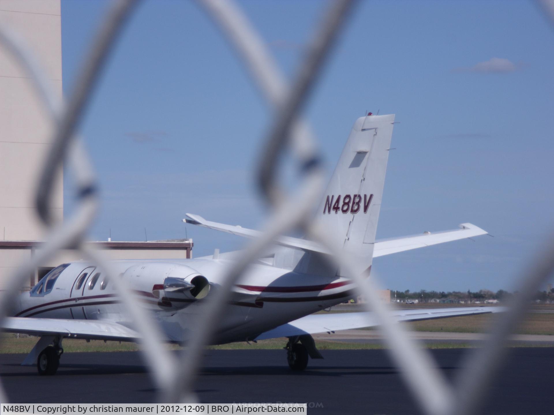 N48BV, 1985 Cessna S550 Citation IIS C/N S550-0032, cessna citation on the ramp