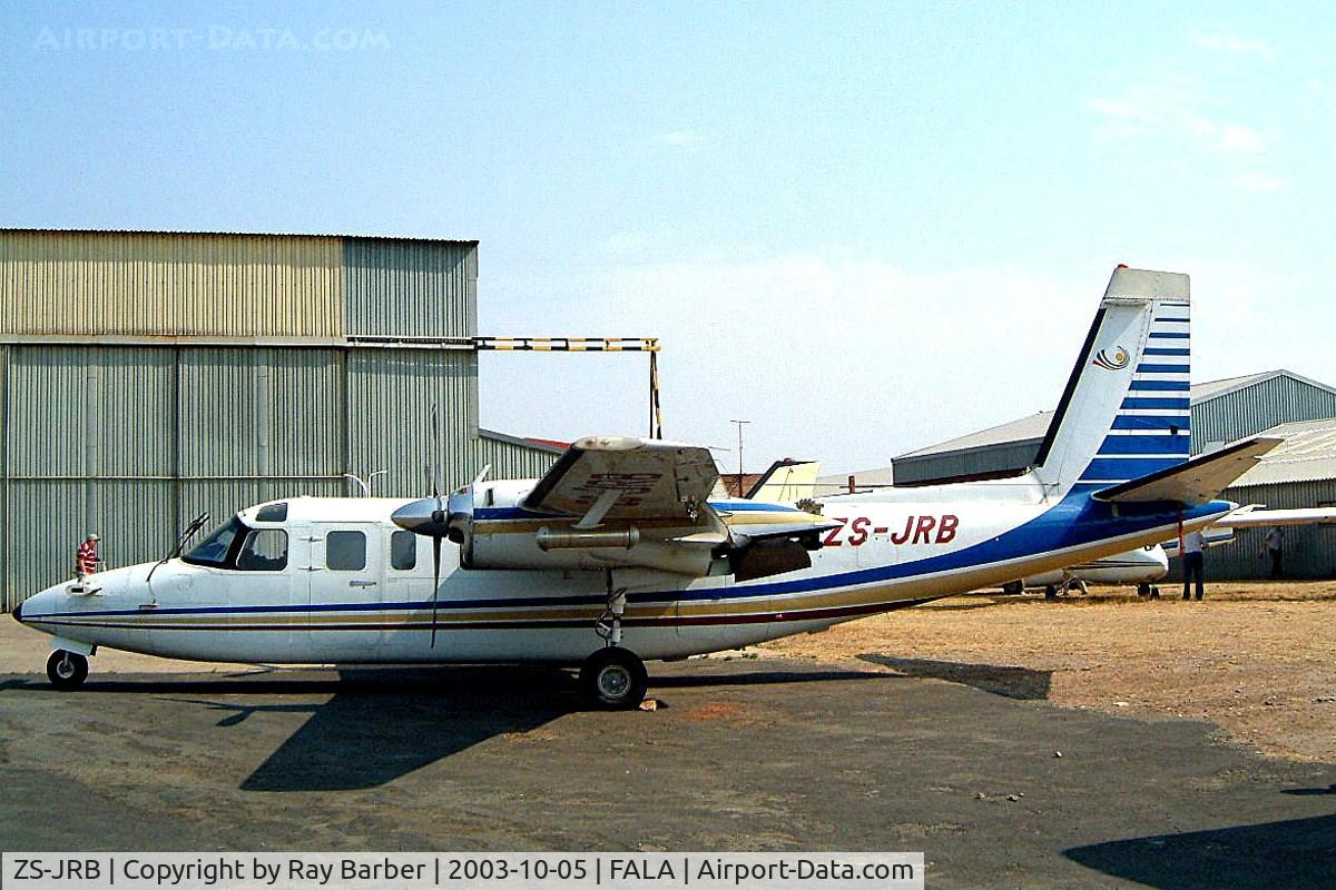 ZS-JRB, 1975 Rockwell 690A Turbo Commander Turbo Commander C/N 11248, Rockwell 690A Turbo Commander [11248] Lanseria~ZS 05/10/2003
