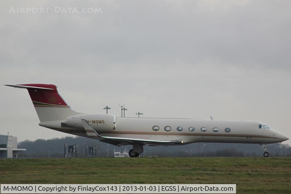 M-MOMO, 2010 Gulfstream Aerospace GV-SP (G550) C/N 5292, At STN