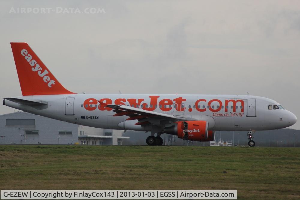 G-EZEW, 2004 Airbus A319-111 C/N 2300, At STN